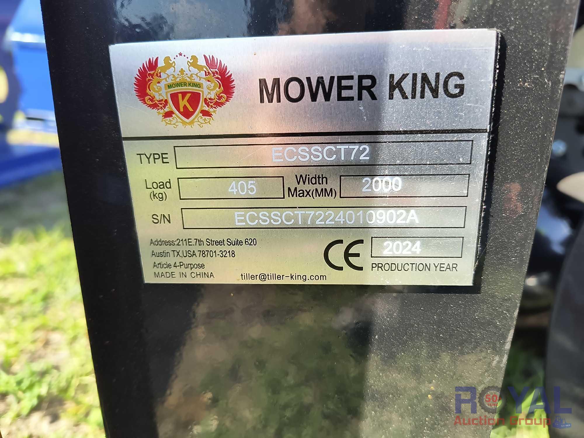 2024 Mower King ECSSCT72 72in Skid Steer Trencher Attachment