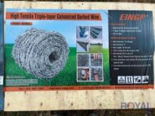 2024 EINGP High Tinsel Galvanized Barbed Wire