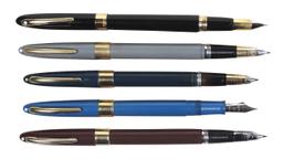 Fountain Pens (5), all Sheaffer White Dot, 4 different colored vac-fill & a