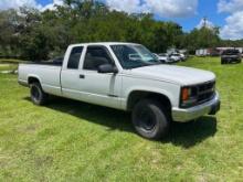 2000 Chevrolet C2500 Pickup Truck, VIN # 1GCGC29J1YF513036