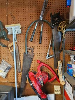 assorted Yard and hand tools