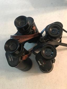 2- pair of binoculars