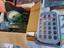 Assorted cookware.