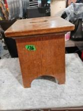 vintage step stool.