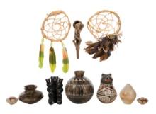 Native American Pottery Assortment