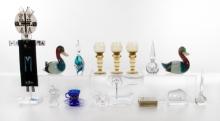 Lalique Crystal and Art Glass Assortment
