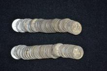 Group of 50 - Roosevelt Silver Dimes