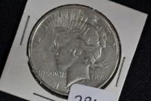 1922-D Peace Dollar; XF