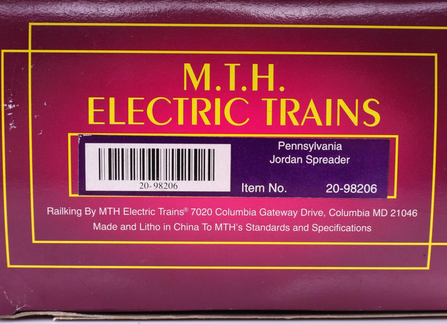 MTH PENNSYLVANIA JORDAN SPREADER IN BOX