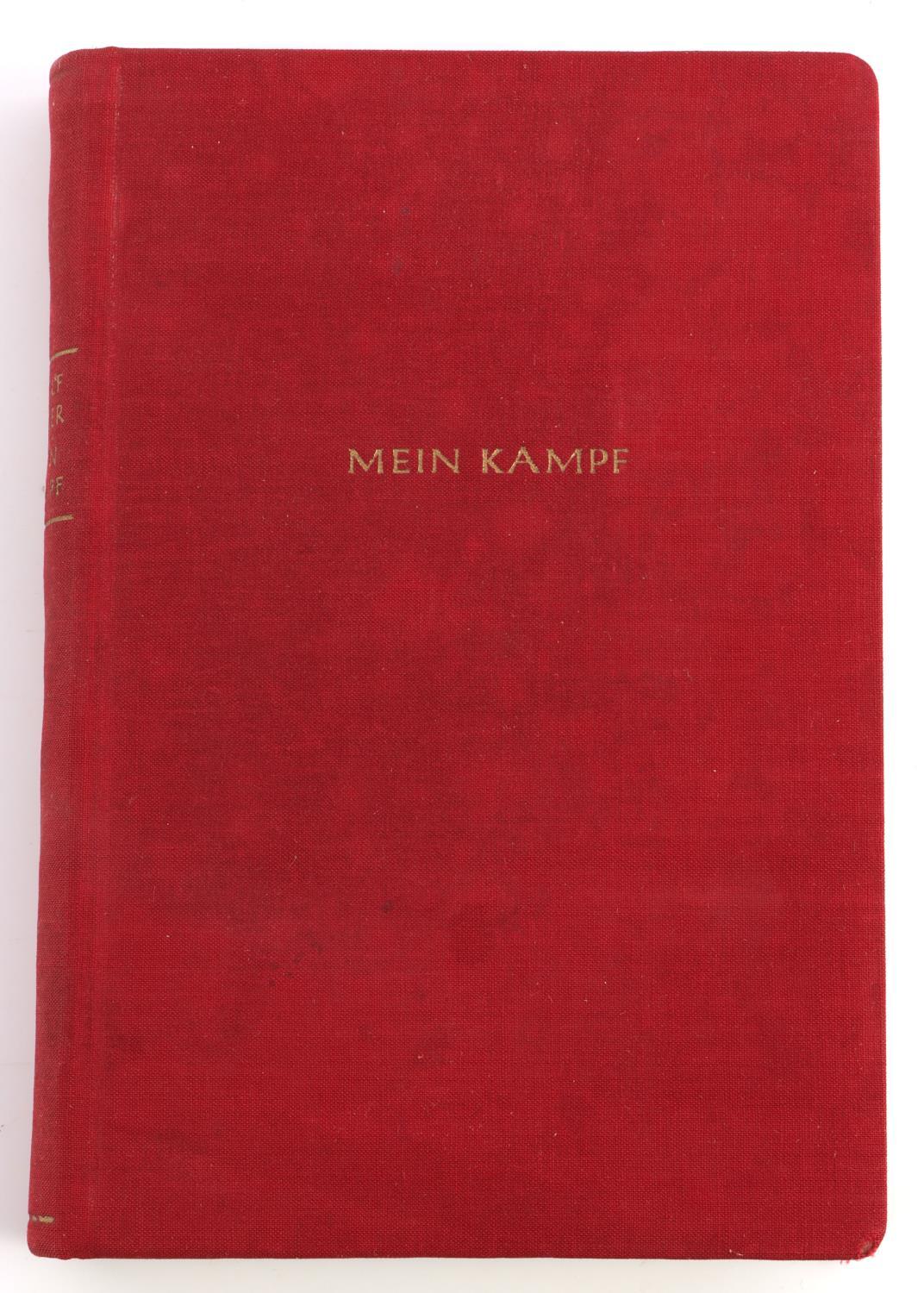 WWII GERMAN ADOLF HITLER MEIN KAMPF FELDPOST BOOK