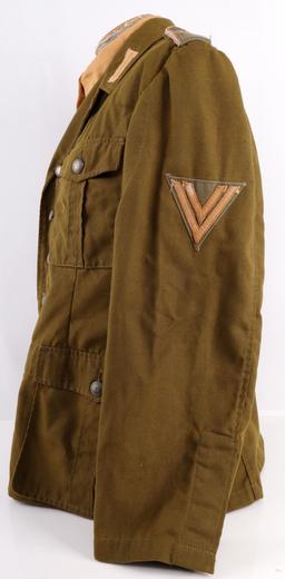 WWII GERMAN THIRD REICH AFRIKA CORPS M44 TUNIC