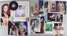 LOT OF 19 FAMOUS HOLLYWOOD ENTERTAINER AUTOGRAPHS