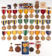 WWII TO POST US ARMED FORCES MEDALS & RIBBON BARS