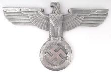 WWII GERMAN THIRD REICH EAGLE RAILWAY PLATE