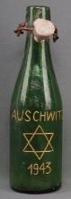 WWII GERMAN AUSCHWITZ HOLOCAUST GLASS BOTTLE