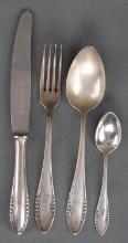 4 WWII GERMAN REICH ADOLF HITLER SILVERWARE LOT