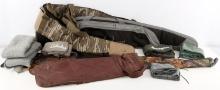 LOT OF 9 SOFT LONG RIFLE CARRYING CASES & SLEEVES