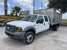 2005 Ford F-550xl Diesel Dump Truck W/t W/k