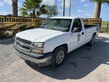 2005 CHEVY SILVERADO 1500 PICKUP TRUCK W/T R/K