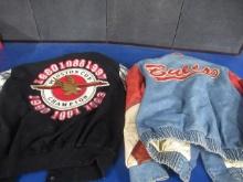 2 JACKETS- BULLS AND WSINSTON CUP SIZE LRG
