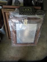 PICTURE FRAME LOT  VARIOUS SIZES