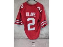 Chris Olave, Ohio State signed jersey