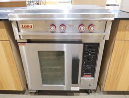 Lang Accu-Plus convection oven w/ stovetop