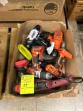 Box Of Assorted Power Tools