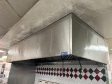 Greenheck 120in x 54in Kitchen Exhaust Hood W/ Ansul