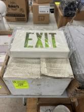 Box Of Lighted Exit Signs