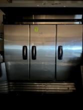 Master-Bilt 3 Door Stainless Steel Freezer