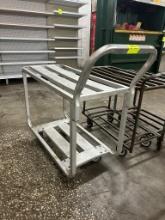 aluminum Two-Tier Cart