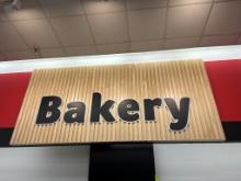 Large Bakery Sign W/ Track Lighting