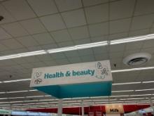 Health & Beauty Hanging Sign