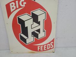 SST Embossed,  Honeggers Big H Feed Sign