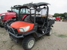 4648 RTVX1120D KUBOTA 4WD UTV 1745HRS S/N:A5KF1GDBLEG013537