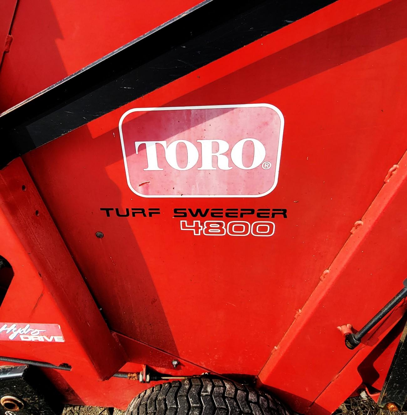 TORO Turf Sweeper 4800 Ride on Commercial Leaf Vac Vacuum
