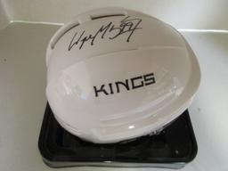 Wayne Gretzky of the LA Kings signed autographed hockey mini helmet PAAS COA 863