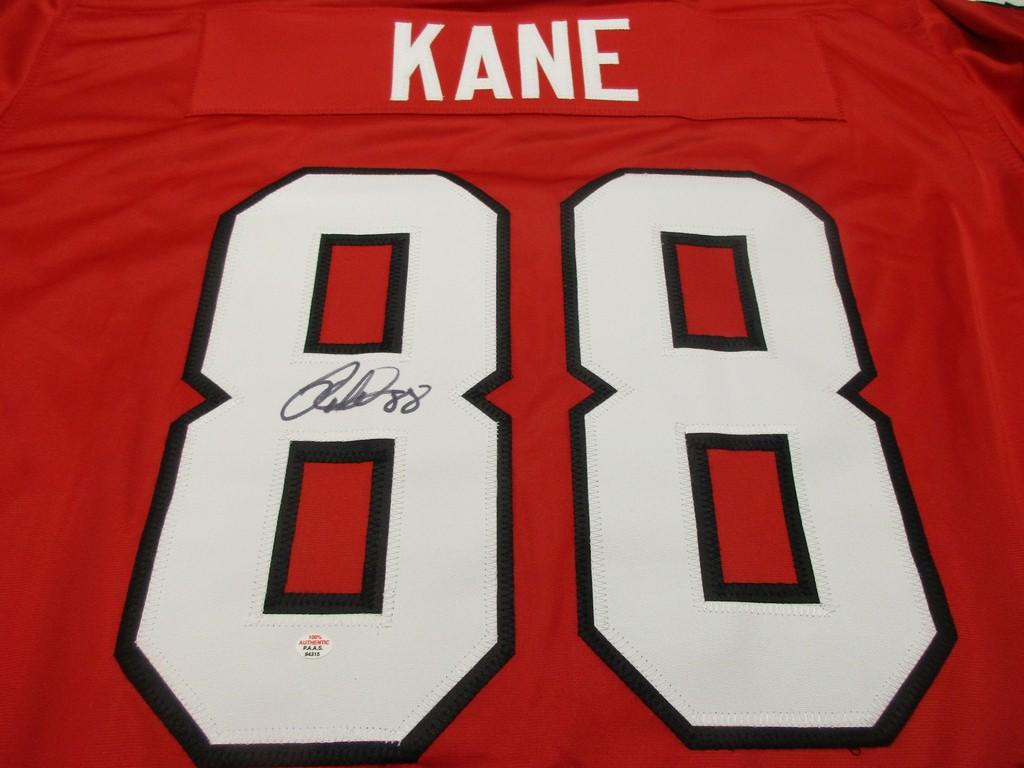 Patrick Kane of the Chicago Black Hawks signed autographed hockey jersey PAAS COA 315