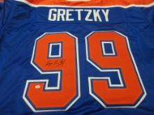 Wayne Gretzky of the Edmonton Oilers signed autographed hockey jersey PAAS COA 671