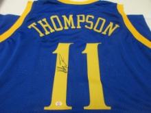 Klay Thompson of the Golden State Warriors signed autographed basketball jersey PAAS COA 248