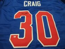 Jim Craig of TEAM USA signed autographed hockey jersey PAAS COA 046