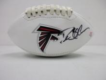 Deion Sanders of the Atlanta Falcons signed autographed mini football PAAS COA 497