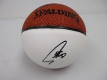 Steph Curry of the Golden State Warriors signed autographed mini basketball PAAS COA 695
