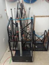 Pipe plus 4 metal racks