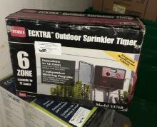 Ecktra Outdoor Sprinkler Timer - 6 Zone expandable to 12 Zone