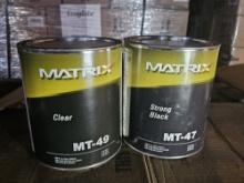 Lot Sold by the Unit - Case of (4) Matrix Top of the Line Automotive One Gallon Paint - Assorted