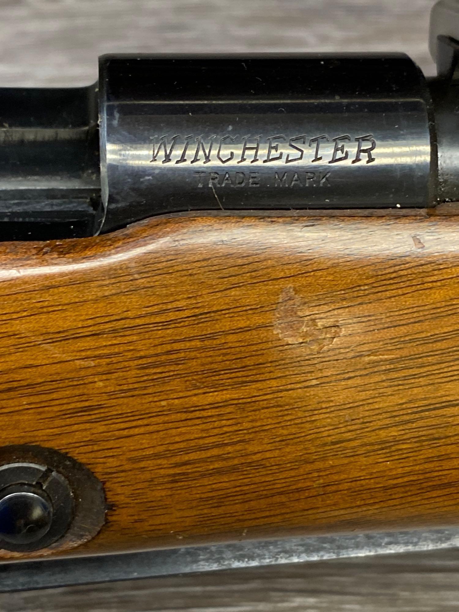 WINCHESTER MODEL 52 .22 LR CAL. SINGLE-SHOT BOLT-ACTION RIFLE W/J. UNERTL SCOPE (CIRCA 1961).
