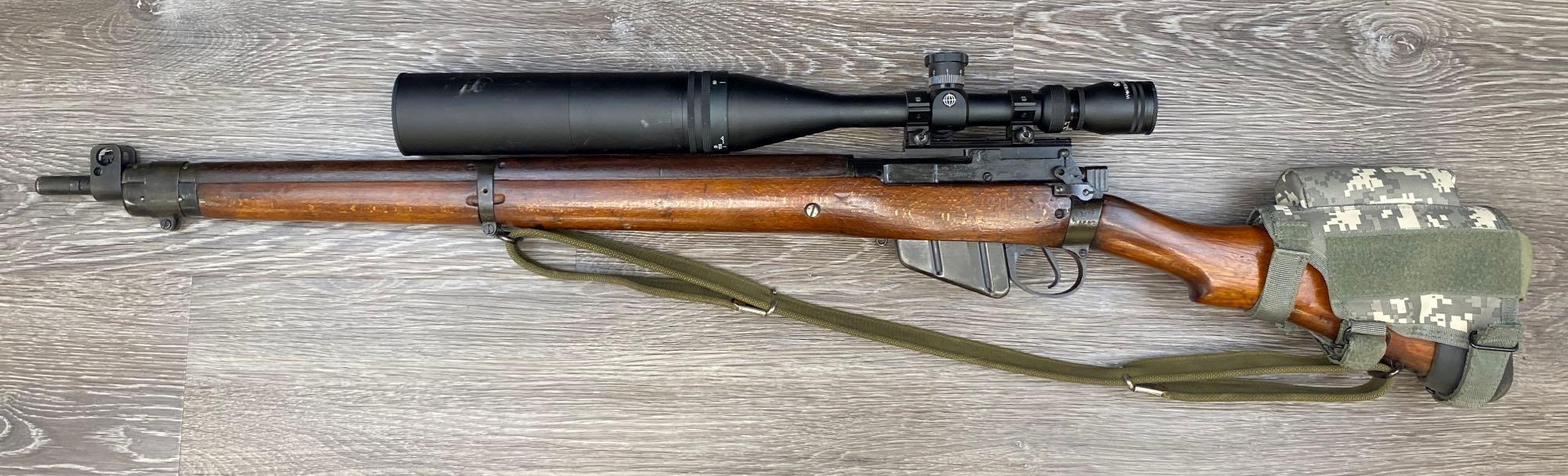 ENFIELD NO. 4 MK 2 .303 BOLT-ACTION RIFLE w/SCOPE