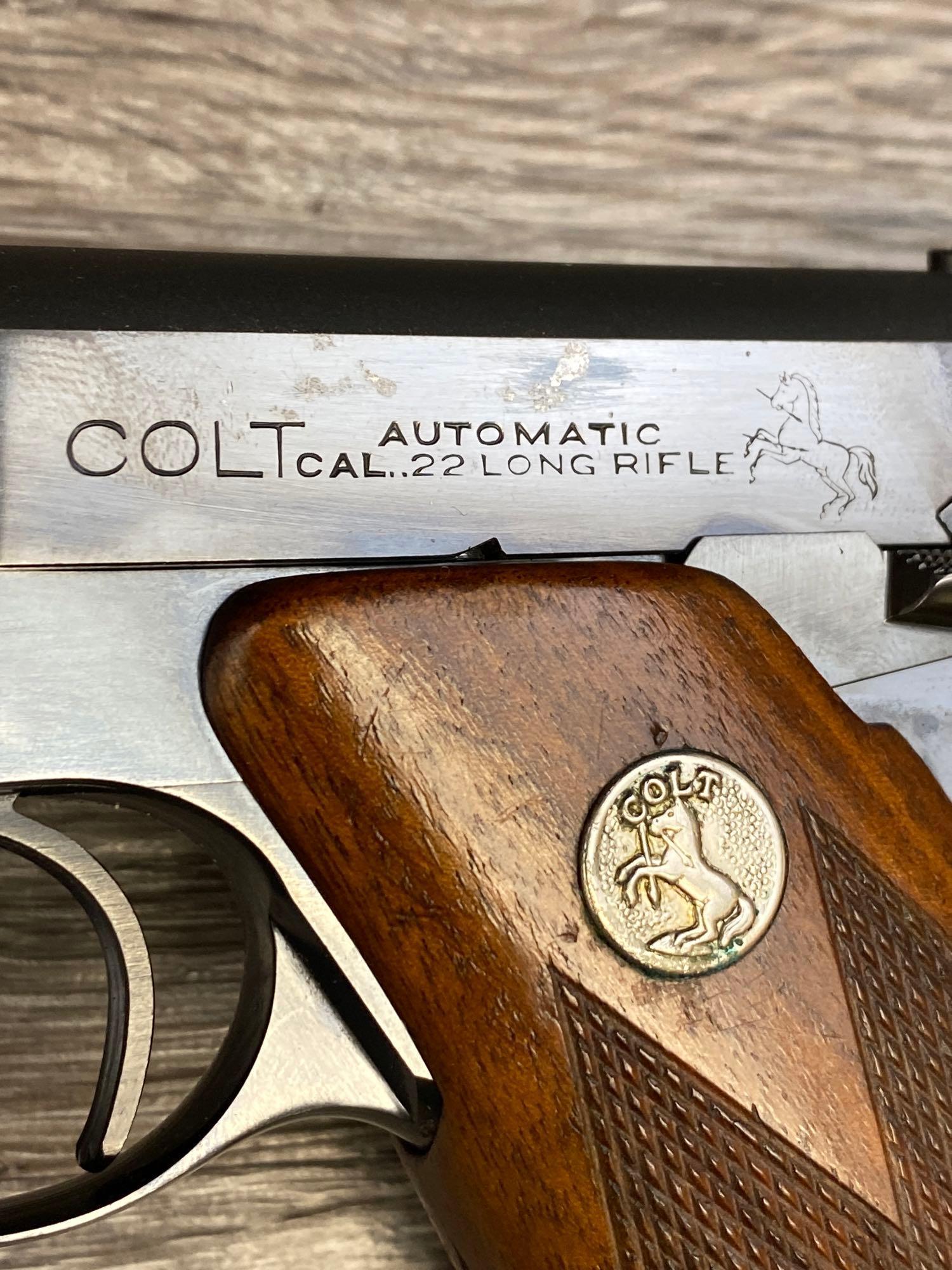 COLT WOODSMAN MATCH TARGET MODEL .22 LR CALIBER SEMI-AUTO PISTOL